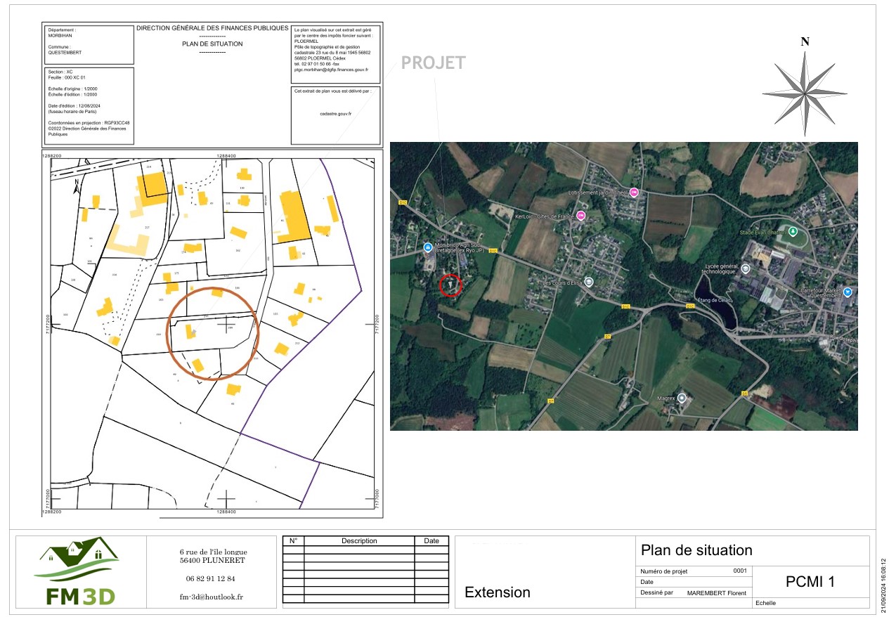 plan permis de construire